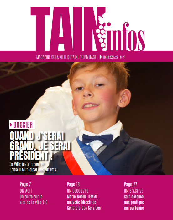 Couverture Tain Infos Hiver 2021/22 n°41