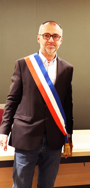 Portrait du Maire de Tain l'Hermitage Xavier Angeli