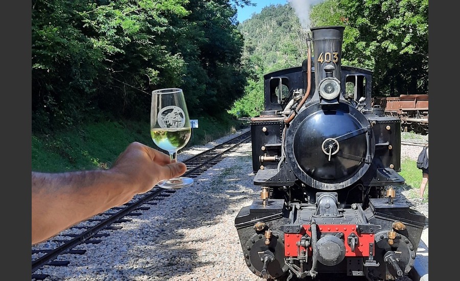 Dégustation au fil du Doux_Train Ardèche
