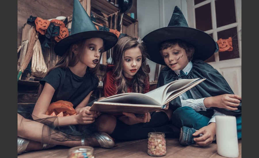 Conte d'Halloween à la bibliothèque de Lemps