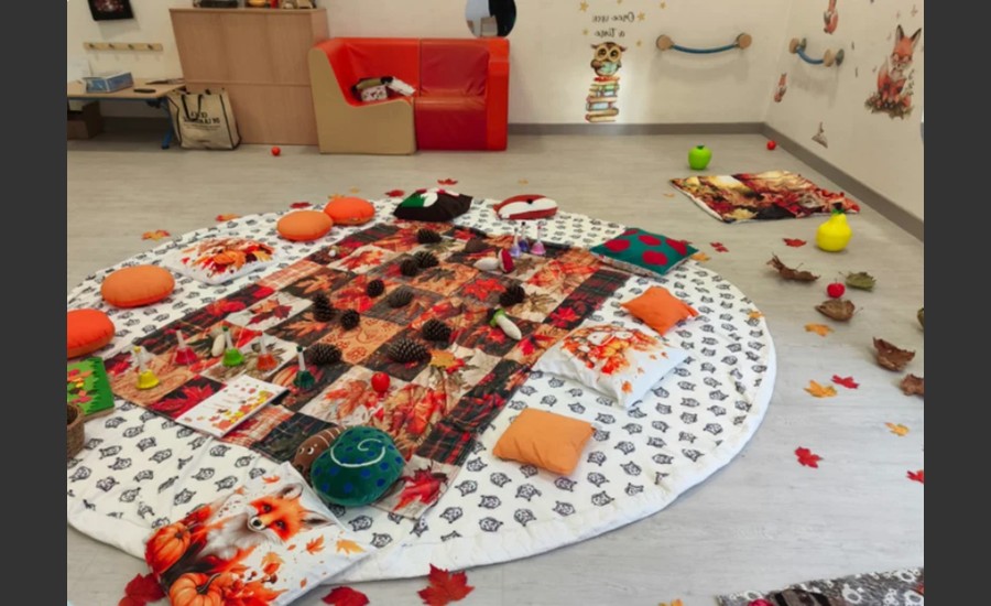 Comptines sur le tapis à histoires
