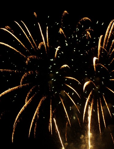 Feu d'artifice à Saint Victor