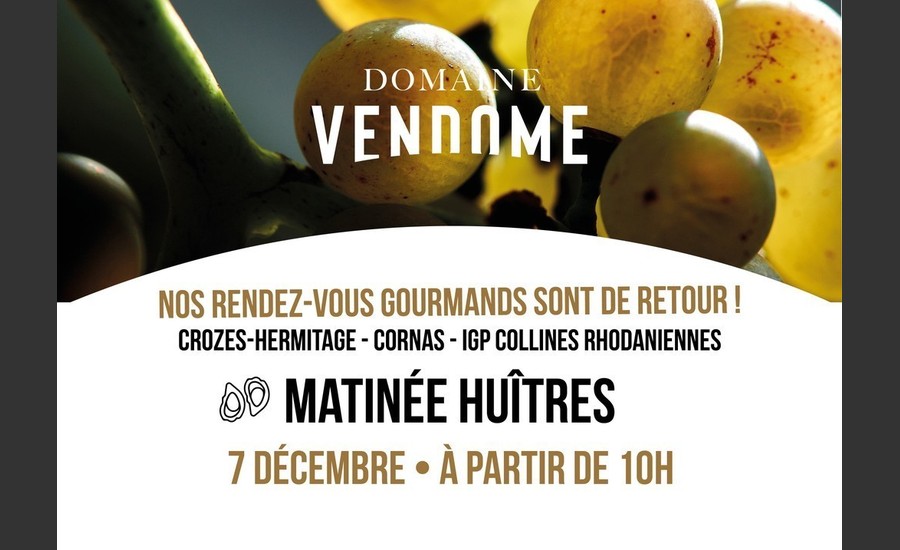 Matinée huîtres au Domaine Vendome