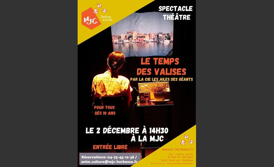 Spectacle "Le temps des valises"_Saint-Donat-sur-l'Herbasse