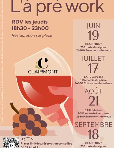 L'à pré work avec la Cave de Clairmont - EARL Mathais
