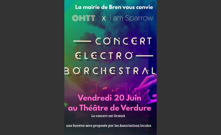 Répétition publique orchestre harmonique de Tain l'Hermitage -Affiche - Ville de Bren_Bren