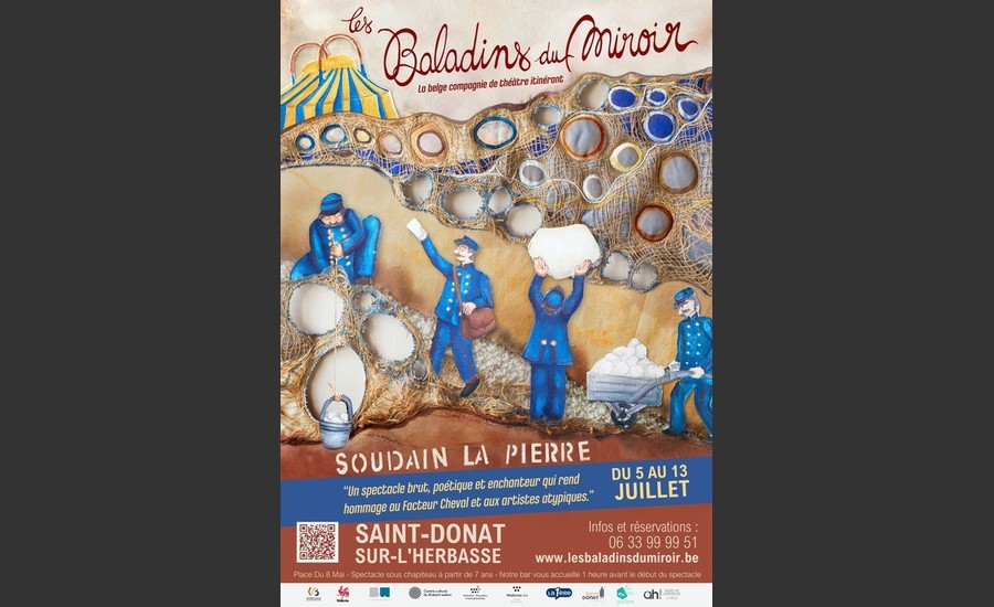 Spectacle des baladins du miroir : Soudain la pierre_Saint-Donat-sur-l'Herbasse