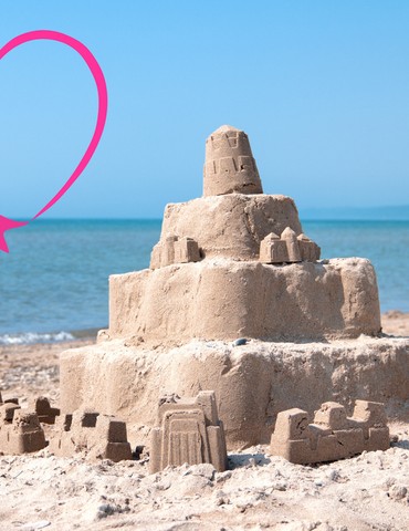 Défi Street Art en sable rose - Tournon sur Rhône
