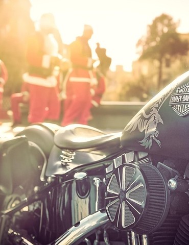 Balade des papas Noels motards