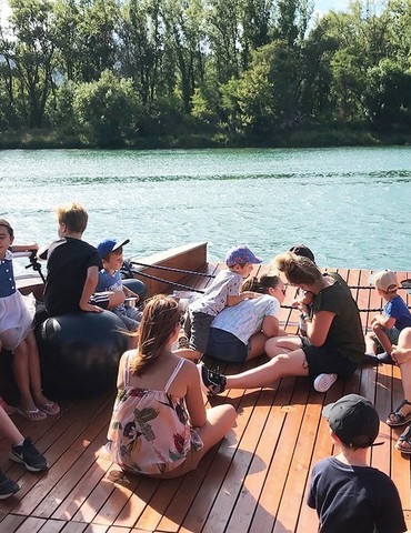 Croisière familiale "le petit explorateur" à Tournon sur Rhône avec Les Canotiers