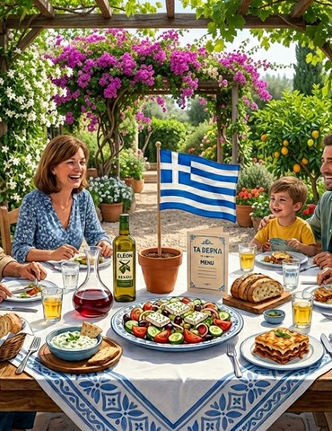 Soirée grecque : soirée dansante et repas mezzés