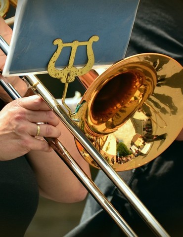 Concert du brassband de la vallée du Rhône - Théâtre de verdure de Bathernay