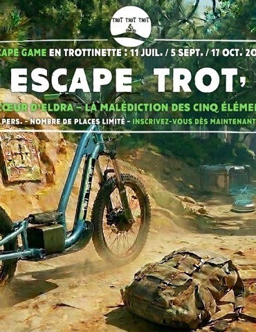 ESCAPE TROT' : "Escape Game Pleine Nature en Trottinette Electrique Tout Terrain"