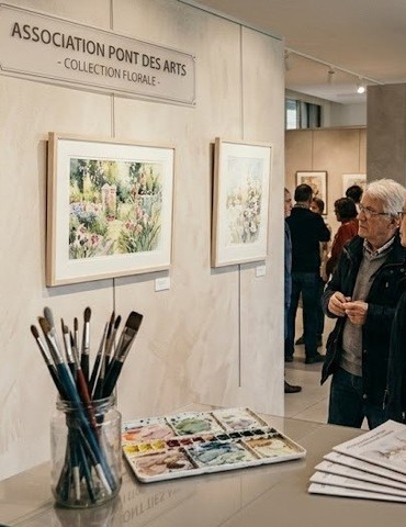 Exposition "Pont des arts" - Pont de l'Isère