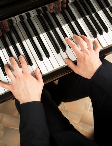 Performance improvisée Piano & Dessin - Partir en livre